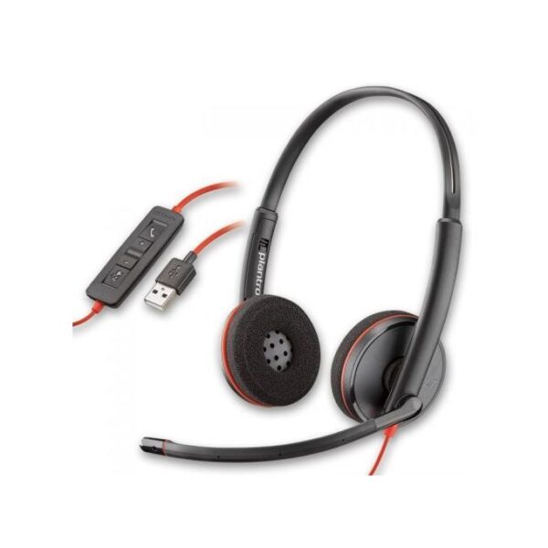 Plantronics Blackwire C3220 USB Headset-Black