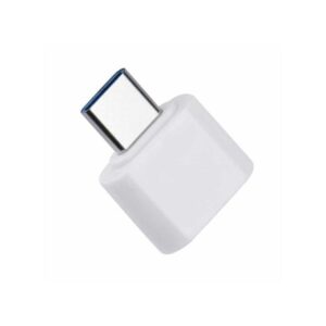 A General USB OTG Type-C Male To USB Female OTG Data Adapter - White