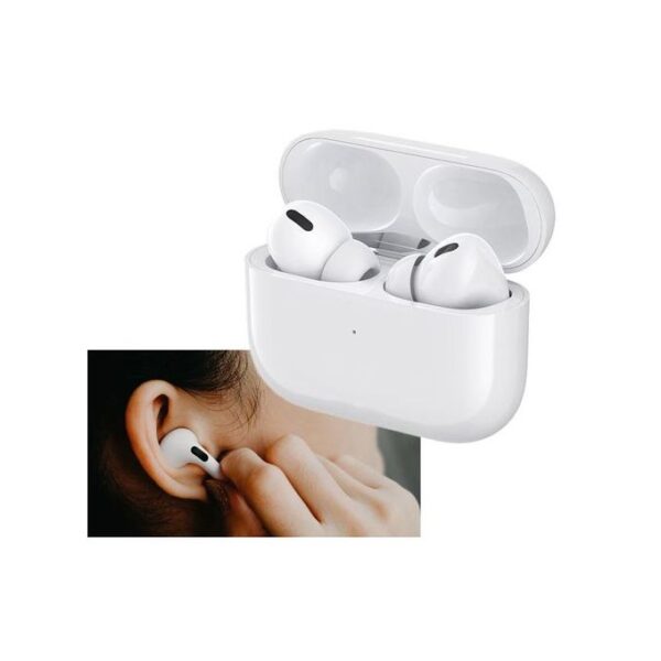 Airpods Pro Pressure Free Bluetooth Waterproof Noise Reduction Headsets - White - Image 4