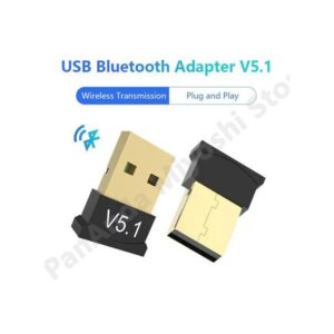 USB Bluetooth BT 5.1 Dongle Adapter Receiver Driver-Free