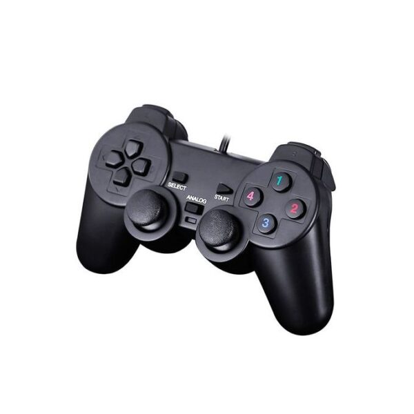 USB 2.0 Wired Gamepad /Joystick Game Controller -Black