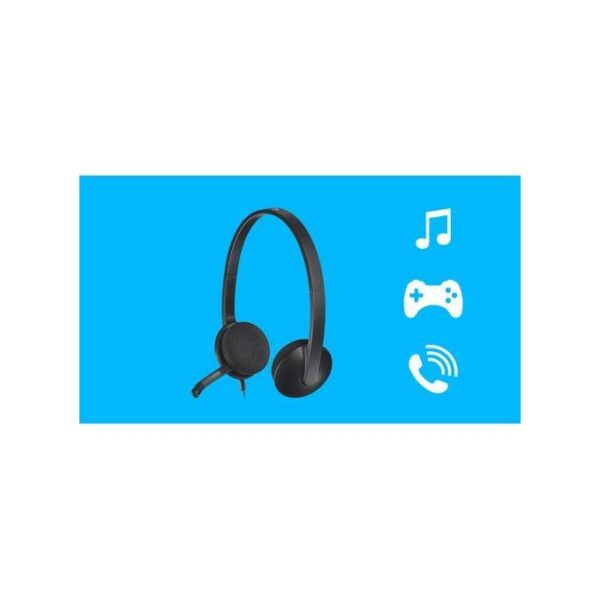 Logitech h340 Headsets - Black - Image 4