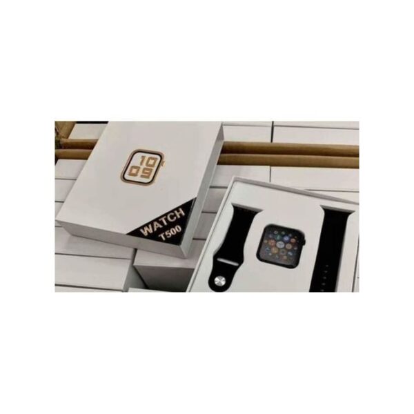 Smart BT T500 Smart Watch - Black. - Image 2