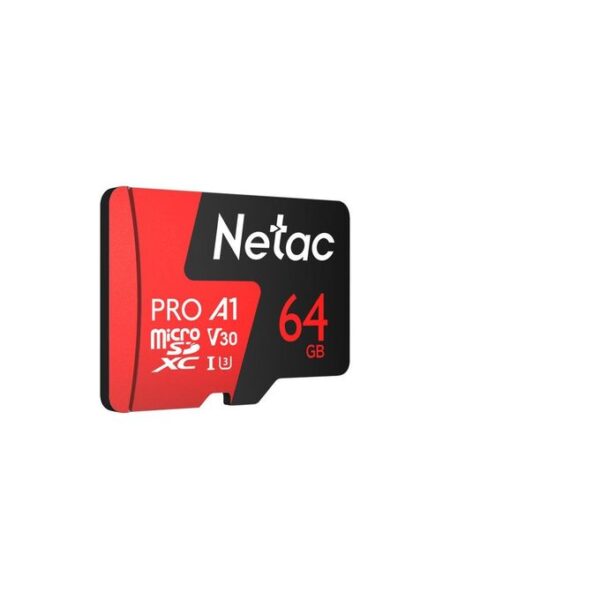 Netac 64GB P500 Pro microSDXC CL10 UHS-I U3 V30 A1 Memory Card - Image 2
