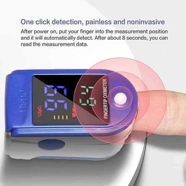 Pulse Oximeter L-ED Display Blood Oxygen Pulse - Image 3