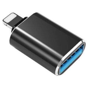 Kanget USB Type A OTG for iPhone/iPad, Compatible with iOS 13 and Later, USB Female Support Connect USB Flash Drive, Keyboard, Mouse, Suitable for Home Office
