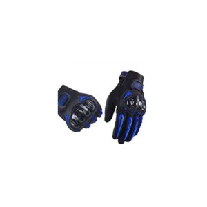 Riding Tribe Motorcycle Riding Gloves Touching Screen Hard Knuckle-Blue