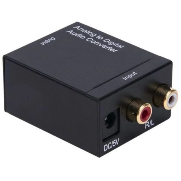 Toslink Analog to Digital Audio Converter Optical Fiber Audio - Image 2