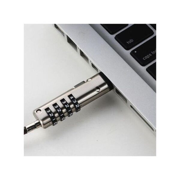 Universal 4 Digital Lock USB Laptop Security Cable Lock - Image 2