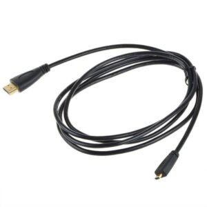 1m 1080P Micro HDMI To Adapter Cable Cord For Phone Tablet Camera TV Black