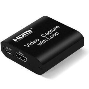 HDMI Video Capture with Loop Out Adapter