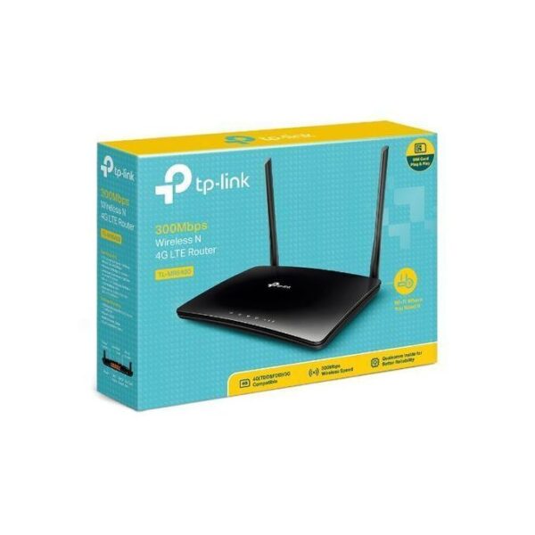 TP-Link TL-MR6400 300Mbps 4G LTE Router With Sim Card Slot - Black - Image 4