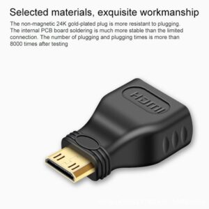 Generic Gold Plated HDMI Female To Mini HDMI Male Adapter