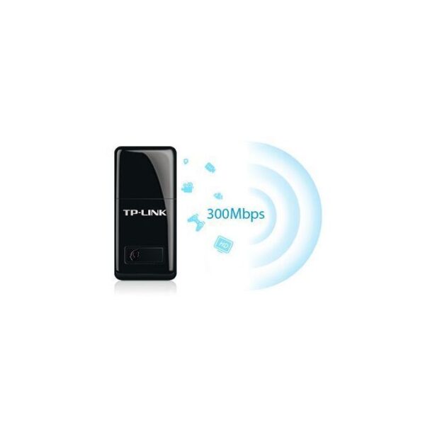 TPLink 300 Mbps USB WIFI Network Adapter -Black - Image 3