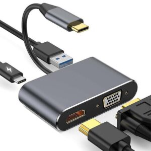 USB Type-C to HDMI VGA Adapter