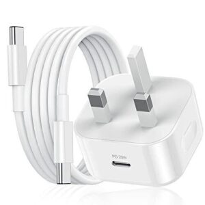 Fast Charging USB-C PD Plug Charger Cable  For iPhone 15, 15 Pro, 15 Pro Max 15+