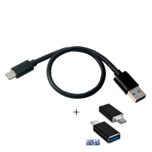 USB 3.0 Type A to Type C 3.1 Cable  Data Sync Fast Charging Short Cable