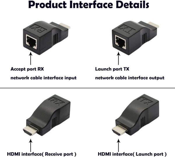 HDMI to RJ45 Network Cable Extender - Image 6