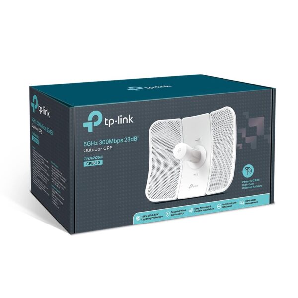 TP-Link CPE610 5GHz 300Mbps 23dBi Outdoor CPE Router - Image 2