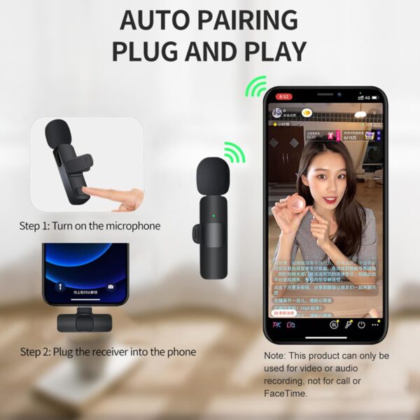 K9 wireless microphone iphone connector - Image 3