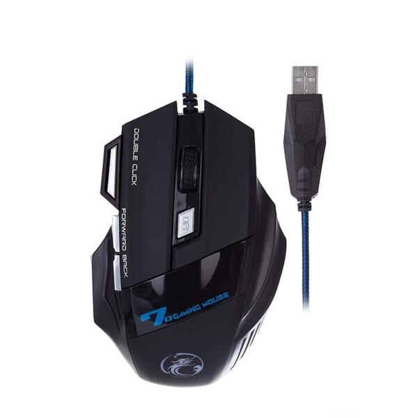 7D Gaming Mouse LED Optical 7 Button Mice RGB
