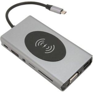 13 in 1 Type C USB Hub With Wirless Charging