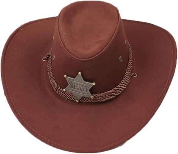 Sheriff Cow Boy Hat - Image 3