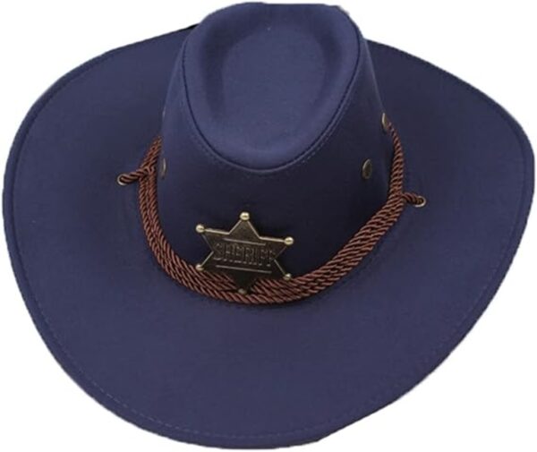 Sheriff Cow Boy Hat - Image 2