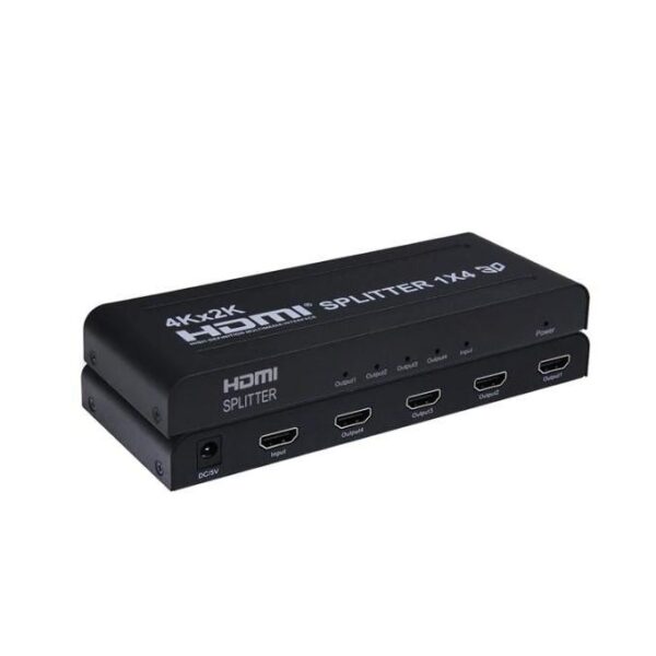 1x4 HDMI Splitter, 1 in 4 Out HDMI Splitter Audio - Image 3
